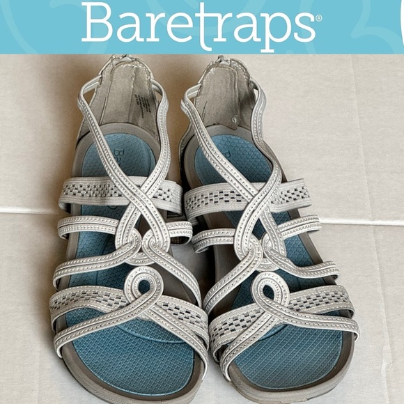 BARETRAPS WOMENS SOLAURA OPEN TOE STRAPPY SANDALS. EXCELLENT CONDITION! - Picture 2 of 13